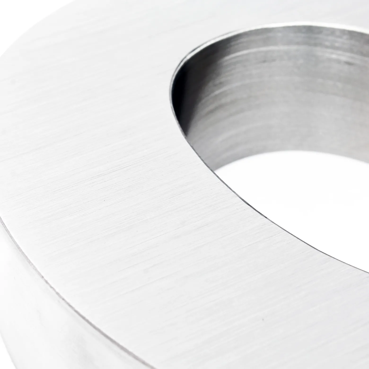 Wiltec Hausnummer b silberfarbene Edelstahl Hausnummer in modernem 3D-Design, Höhe 20 cm, Schrift Arial, rostfrei und witterungsbeständig, mit Montagematerial