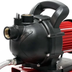 Wiltec Hauswasserwerk 1000W 3500l/h Gartenpumpe mit Druckschalter und Manometer Wasserpumpe Druckkessel Druckbehälter Bewässerungspumpe Brauchwasserpumpe Regenwasserpumpe Wasserwerk