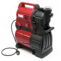 Wiltec Hauswasserwerk 1300W 4500l/h Hauswasserautomat mit Druckschalter und Membrankessel 19l Druckkessel Gartenpumpe Wasserpumpe Brauchwasserpumpe Regenwasserpumpe