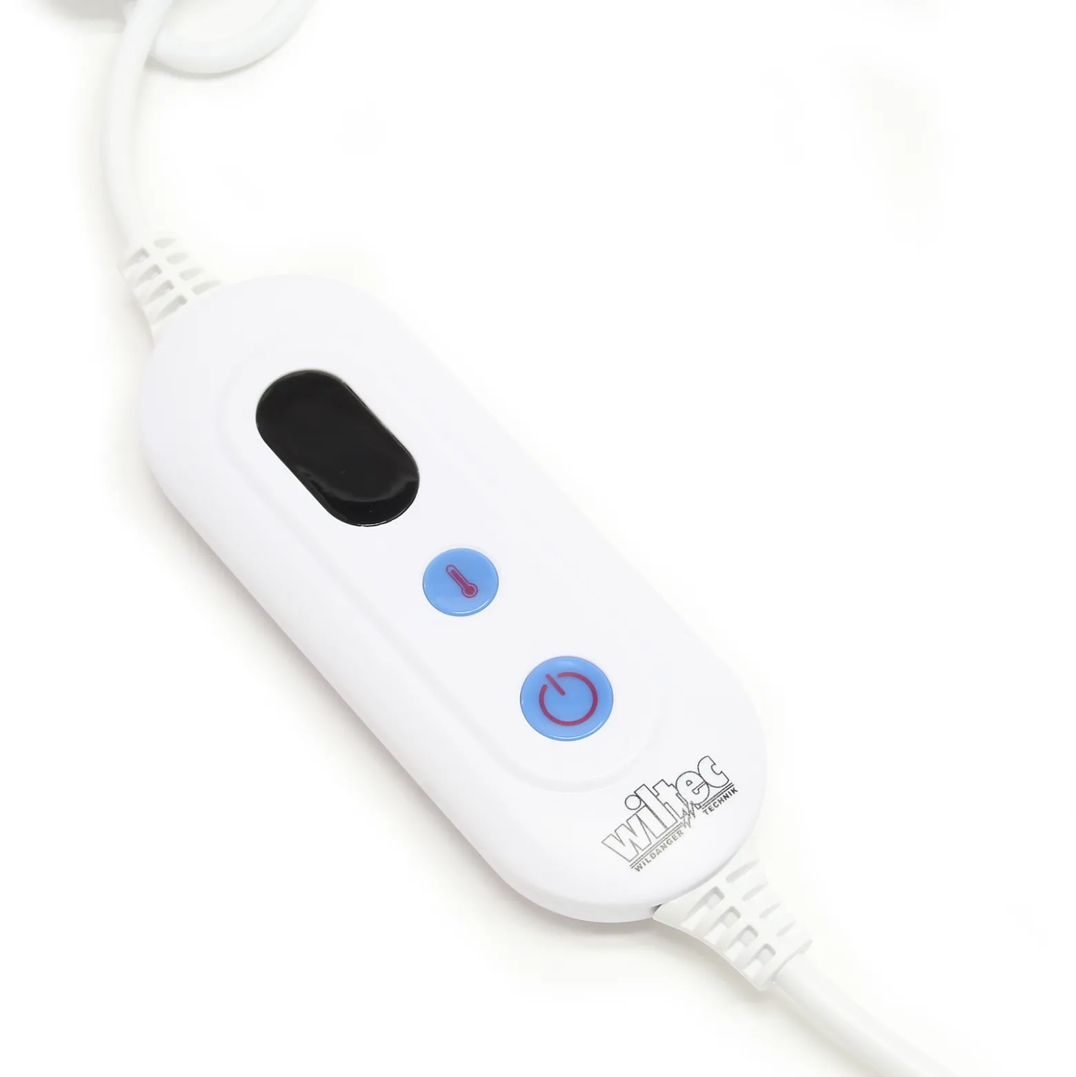 Wiltec Heizkissen mit 3 Heizstufen und Abschaltautomatik 40x30cm Wärmekissen elektrisch aus Fleece Kissen bei 30°C waschbar für Rücken, Nacken, Schulter und Bauch Rückenheizkissen