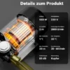 Wiltec Heizöl- und Dieselpumpe Typ04011 230V/550W für 20-60l/min selbstansaugende Heizölpumpe bis 2m mit By-Pass-Ventil gegen Überhitzung