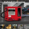 Wiltec Heizöl- und Dieselpumpe 230V/550W 60l/min selbstsansaugend, zur Wandmontage, Zapfpistole mit Abschaltautomatik, Kraftstoffpumpe