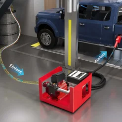 Wiltec Heizöl- und Dieselpumpe 230V/600W 40l/min selbstansaugend Pumpe mit automatischer Pistole, Kraftstoffpumpe, Absaugpumpe