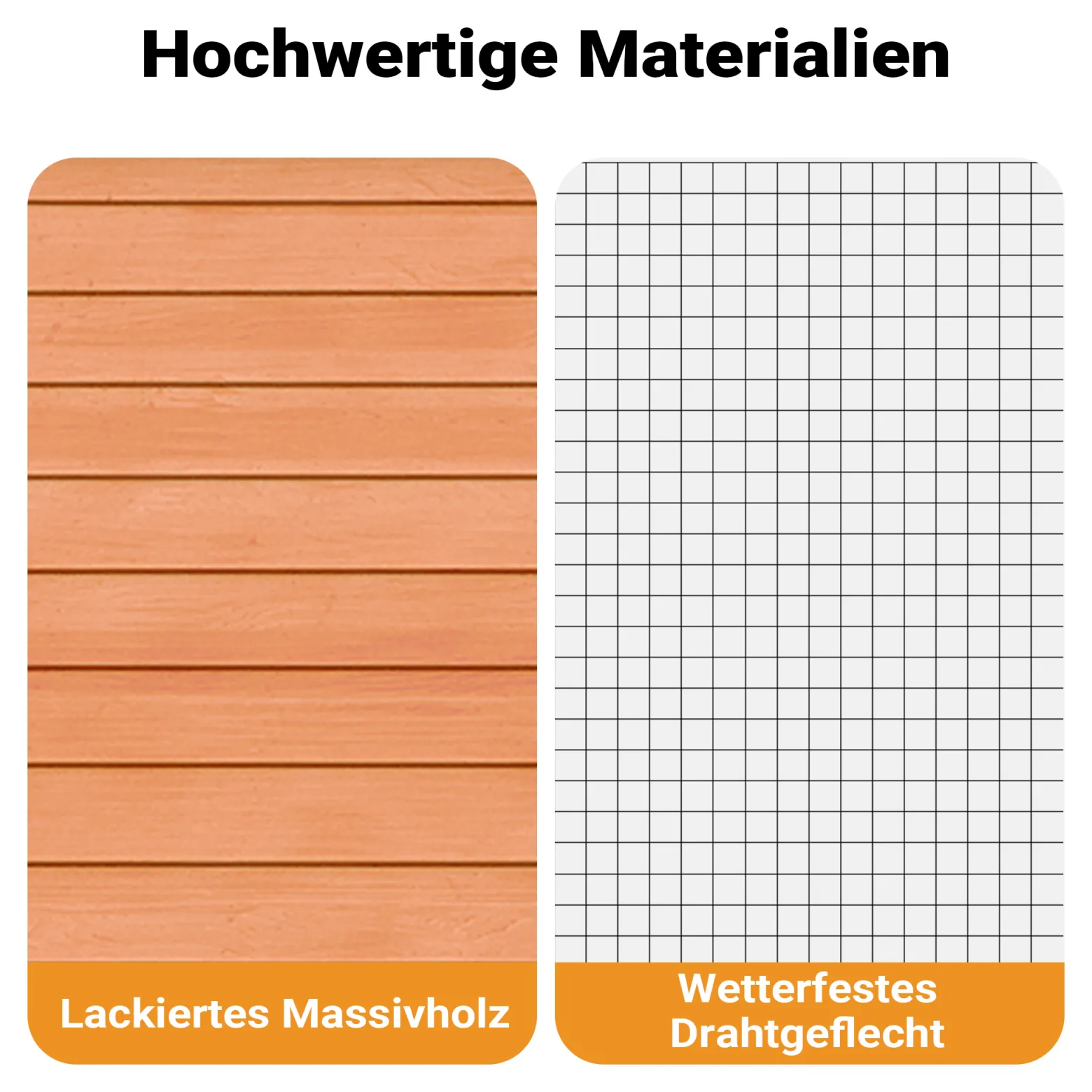 Wiltec Hühnerstall 3100 x 1500 x 1500 mm braun mit Freilauf und Nistkästen aus Holz, Hühnerhaus mit Unterschlupf, Gitter und Kotwanne verzinkt