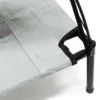 Wiltec Hundebett mit Dach Grau 60 x 45 x 16 cm Größe S bis 15 kg Outdoor Katzenliege Haustier Schlafplatz Sonnendach