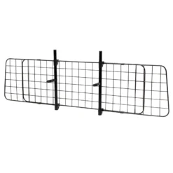 Wiltec Hundegitter fürs Auto Modell D, 40 cm hoch, verstellbare Breite 118-129 cm, Trenngitter universell einsetzbar für Kofferraum