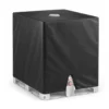 Wiltec IBC Container Abdeckplane – 1 x 1,2 x 1,16 m – aus Hart Propylen – Schutzhaube Haube Regenschutz für 1000 l Regenwassertank