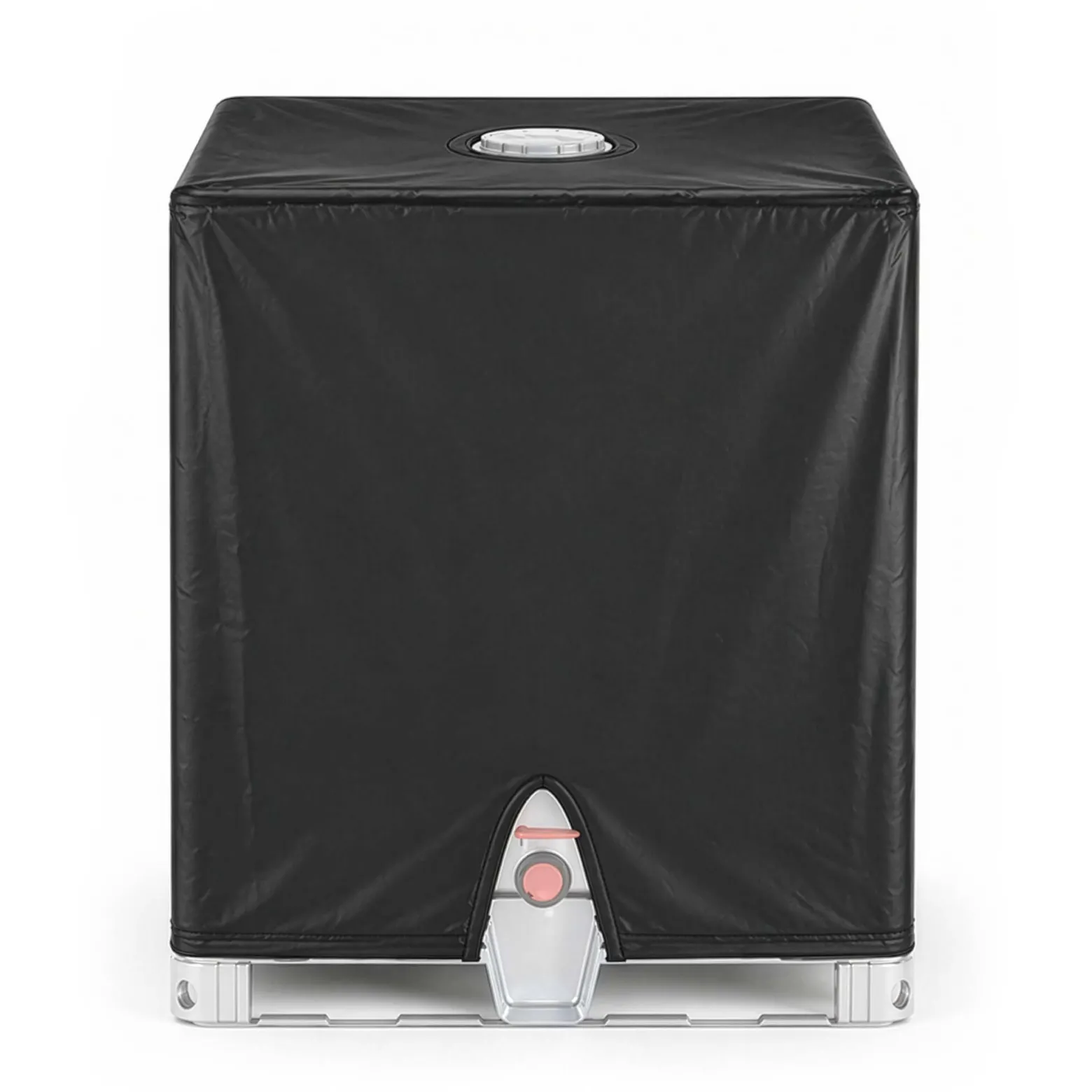 Wiltec IBC Container Abdeckplane – 1 x 1,2 x 1,16 m – aus Hart Propylen – Schutzhaube Haube Regenschutz für 1000 l Regenwassertank