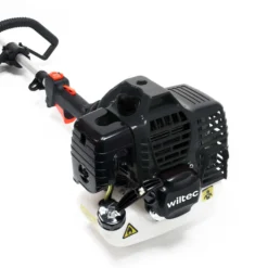 Wiltec 5in1 Benzin Multitool 1,76 PS Gartengerät, Rasentrimmer, Heckenschere, Hochentaster, Motorsense und 30 cm Verlängerungsstange für Gartenpflege
