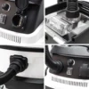 Wiltec Industriestaubsauger 1600 Watt & 30 Liter Behälter, Nass- und Trockensauger mit 3-fach Filtersystem & Blasfunktion, Mehrzwecksauger mit Zubehör