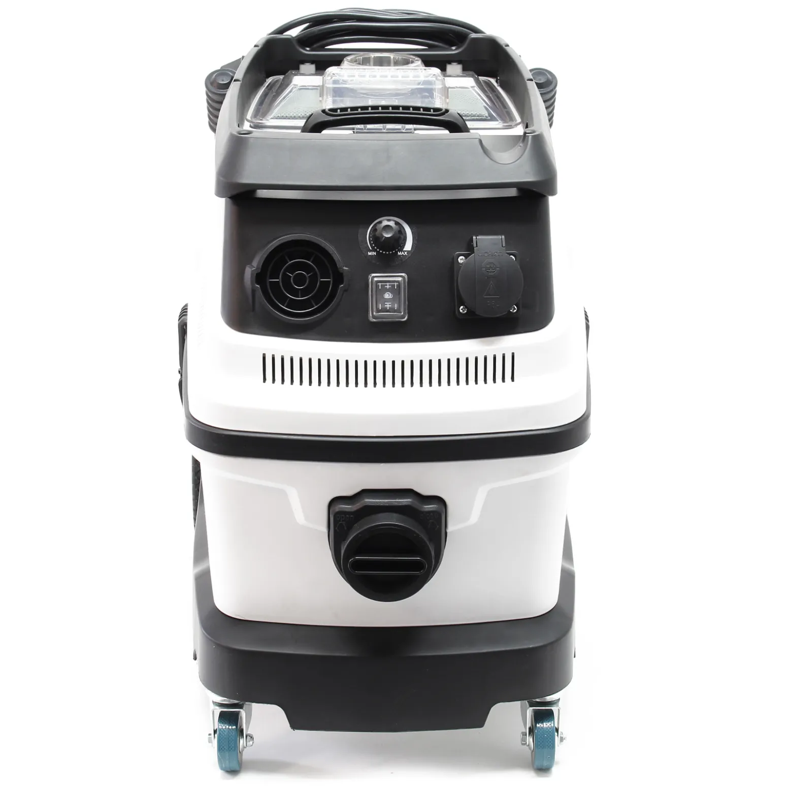 Wiltec Industriestaubsauger 1600 Watt & 30 Liter Behälter, Nass- und Trockensauger mit 3-fach Filtersystem & Blasfunktion, Mehrzwecksauger mit Zubehör