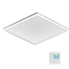Wiltec Infrarot Deckenheizung 370 W, Infrarotheizung Deckenmontage mit LED-Beleuchtung 65,5 x 63 x 3,5 cm, Infrarot Heizung mit Thermostat