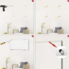 Wiltec Infrarotheizung 700 Watt, energieeffizienter Heizkörper, Wandmontage Elektroheizung, Heizpaneel, IR Heizung