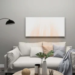 Wiltec Infrarotheizung 850 Watt, energieeffizienter Heizkörper, Wandmontage Elektroheizung, Heizpaneel, IR Heizung