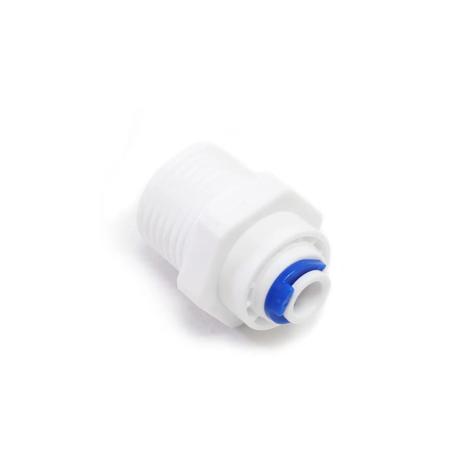 Wiltec Jaco-Adapter 6,5 mm 1/4" Schlauch & 20 mm 1/2" AG, 25 x 25 x 35 mm, PP Schlauchverbinder für Wasserfilter, Osmoseanlage, Umkehrosmose