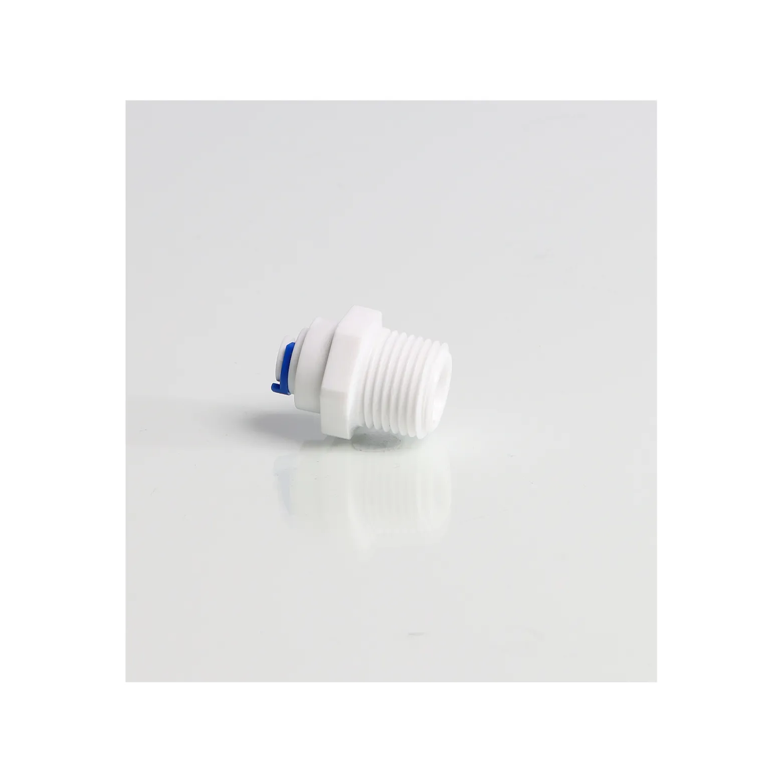 Wiltec Jaco-Adapter 6,5 mm 1/4" Schlauch & 20 mm 1/2" AG, 25 x 25 x 35 mm, PP Schlauchverbinder für Wasserfilter, Osmoseanlage, Umkehrosmose