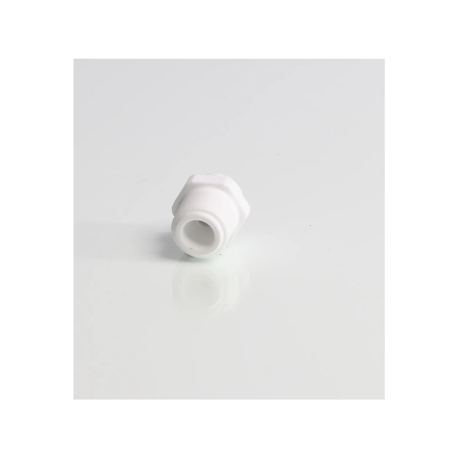 Wiltec Jaco-Adapter 6,5 mm 1/4" Schlauch & 20 mm 1/2" AG, 25 x 25 x 35 mm, PP Schlauchverbinder für Wasserfilter, Osmoseanlage, Umkehrosmose