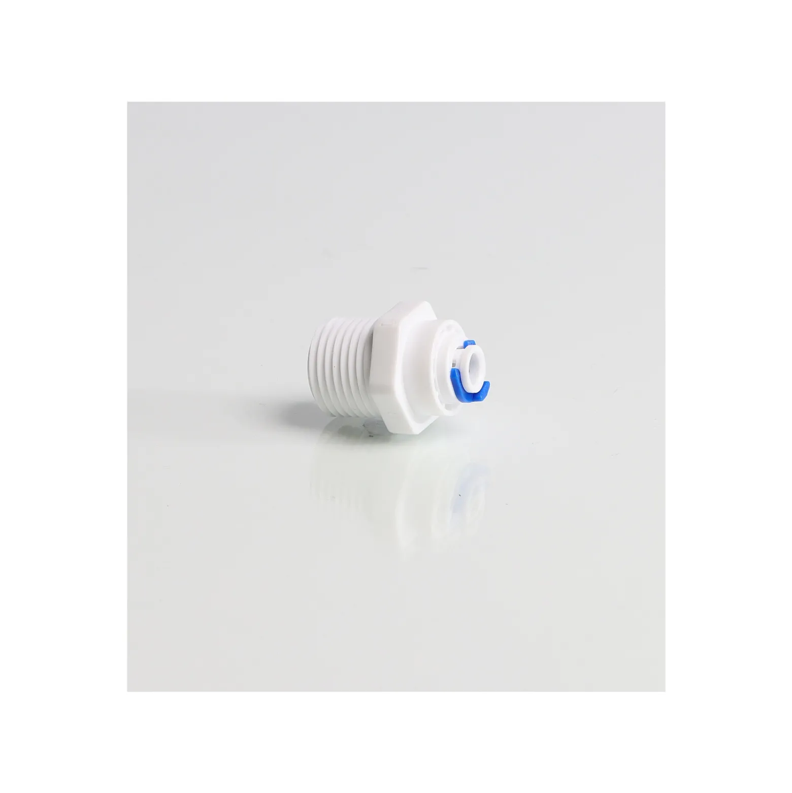 Wiltec Jaco-Adapter 6,5 mm 1/4" Schlauch & 20 mm 1/2" AG, 25 x 25 x 35 mm, PP Schlauchverbinder für Wasserfilter, Osmoseanlage, Umkehrosmose