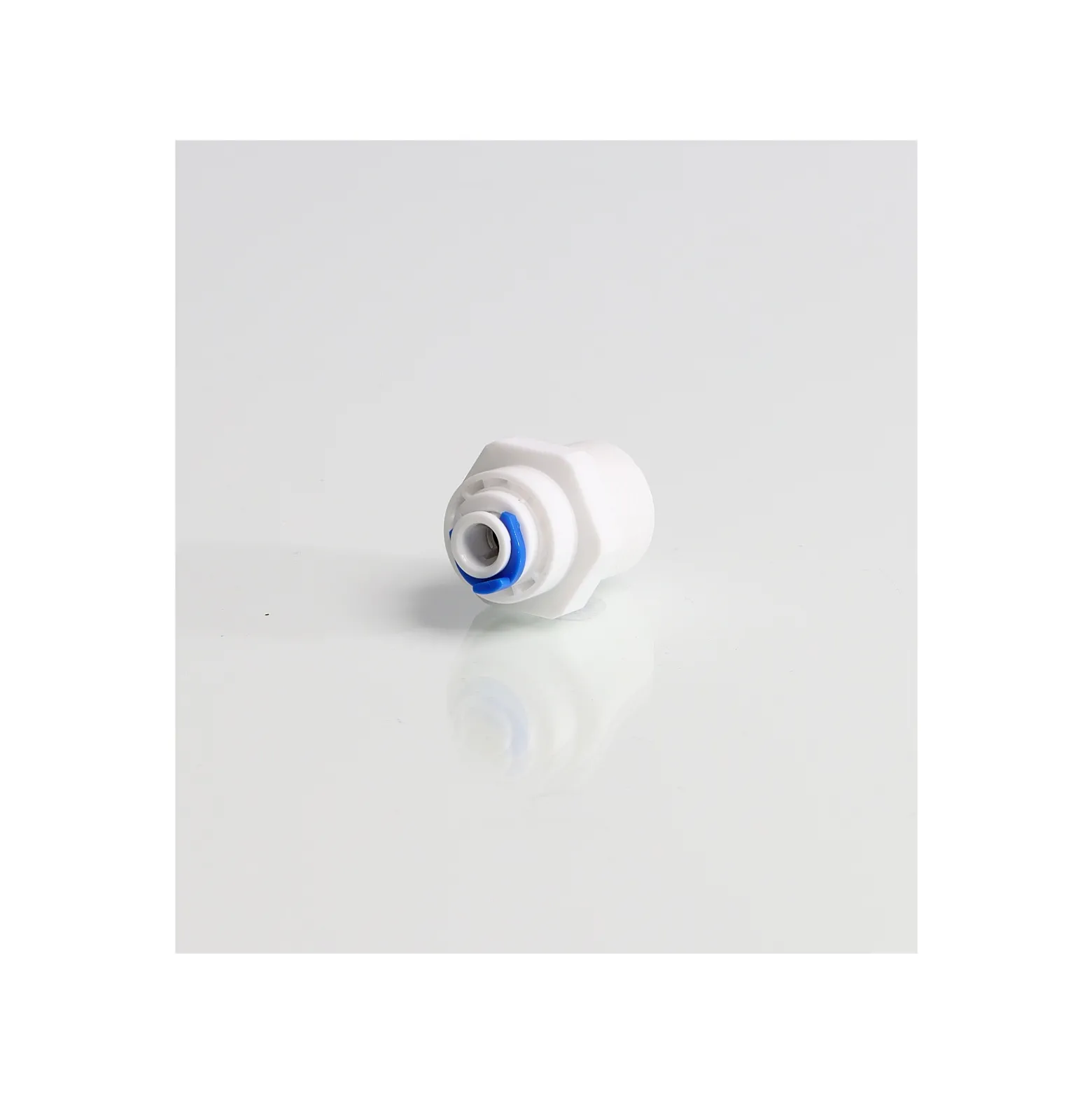 Wiltec Jaco-Adapter 6,5 mm 1/4" Schlauch & 20 mm 1/2" AG, 25 x 25 x 35 mm, PP Schlauchverbinder für Wasserfilter, Osmoseanlage, Umkehrosmose