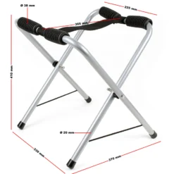 Wiltec Kajak Lagergestell Set aus Aluminium, klappbarer Lagerbock zum Setzen von Kajak, Kanu, SUP usw., tragbarer Aufbewahrungsständer