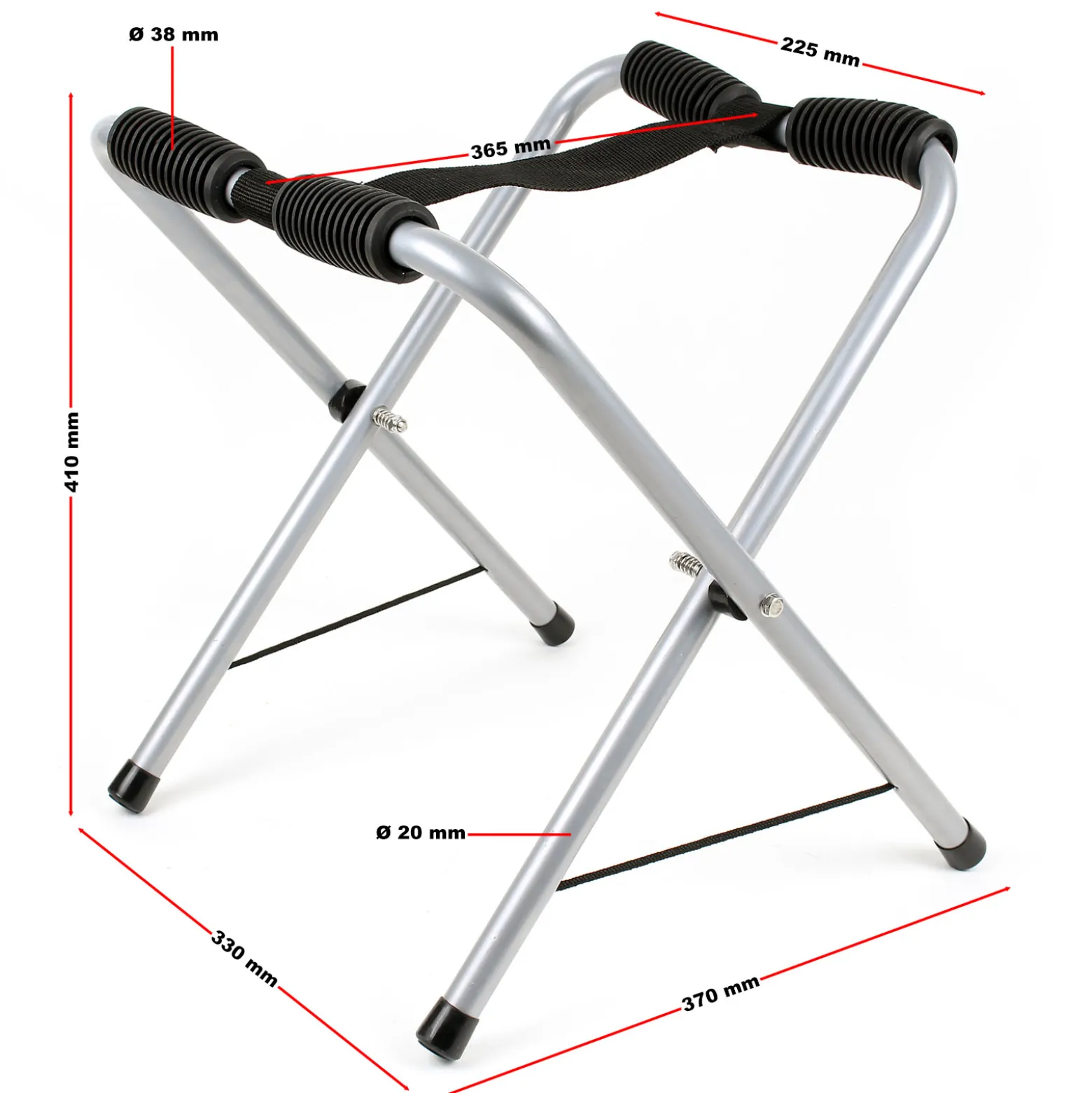 Wiltec Kajak Lagergestell Set aus Aluminium, klappbarer Lagerbock zum Setzen von Kajak, Kanu, SUP usw., tragbarer Aufbewahrungsständer