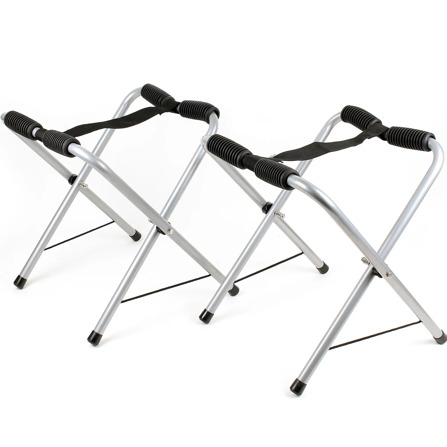 Wiltec Kajak Lagergestell Set aus Aluminium, klappbarer Lagerbock zum Setzen von Kajak, Kanu, SUP usw., tragbarer Aufbewahrungsständer