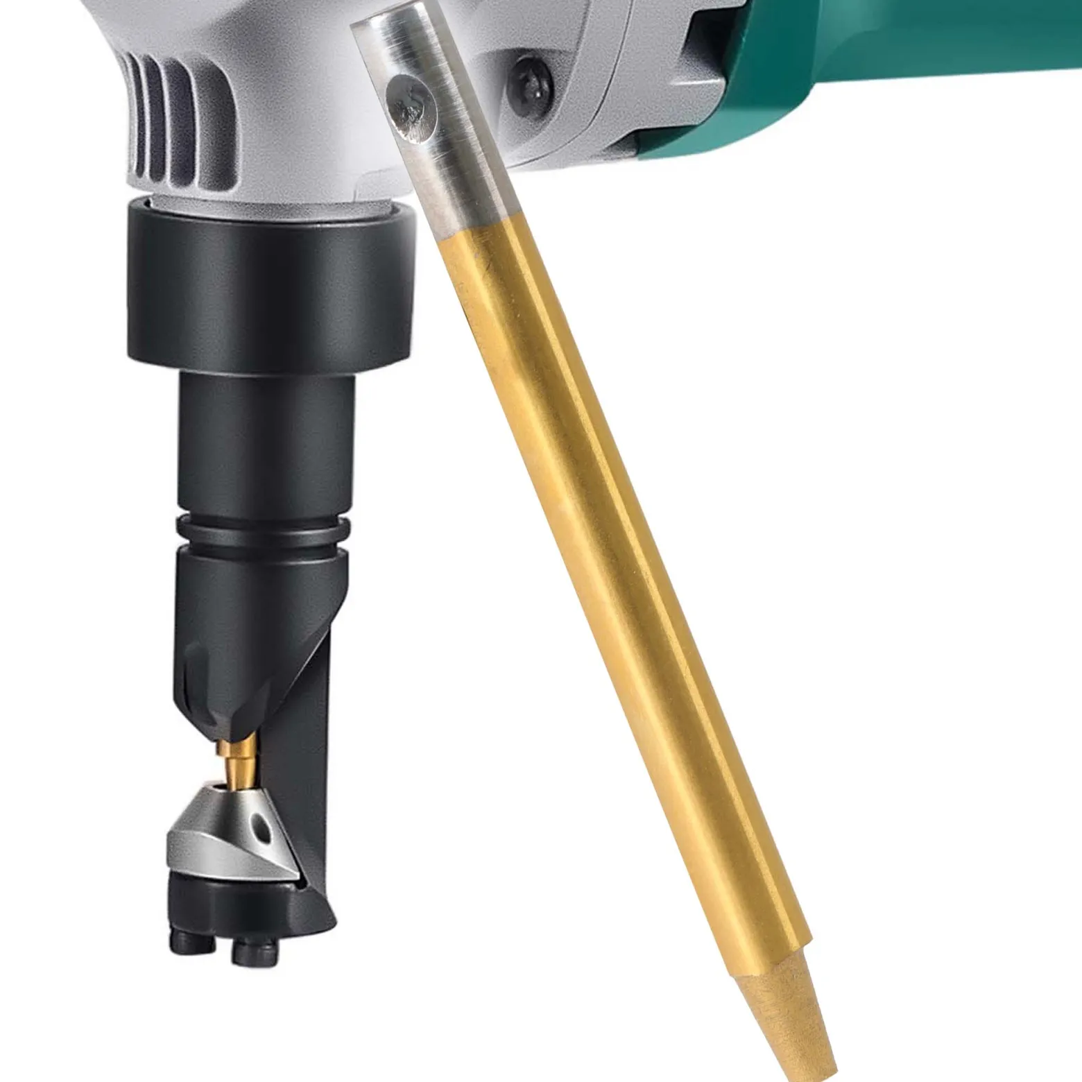 Wiltec Kerbstift für Blechknabber 5,8 cm mit Ø 5 mm für Bleche & Kunststoffplatten, Ersatzteil für Blechnibbler, Nibbler Stift Blechschere