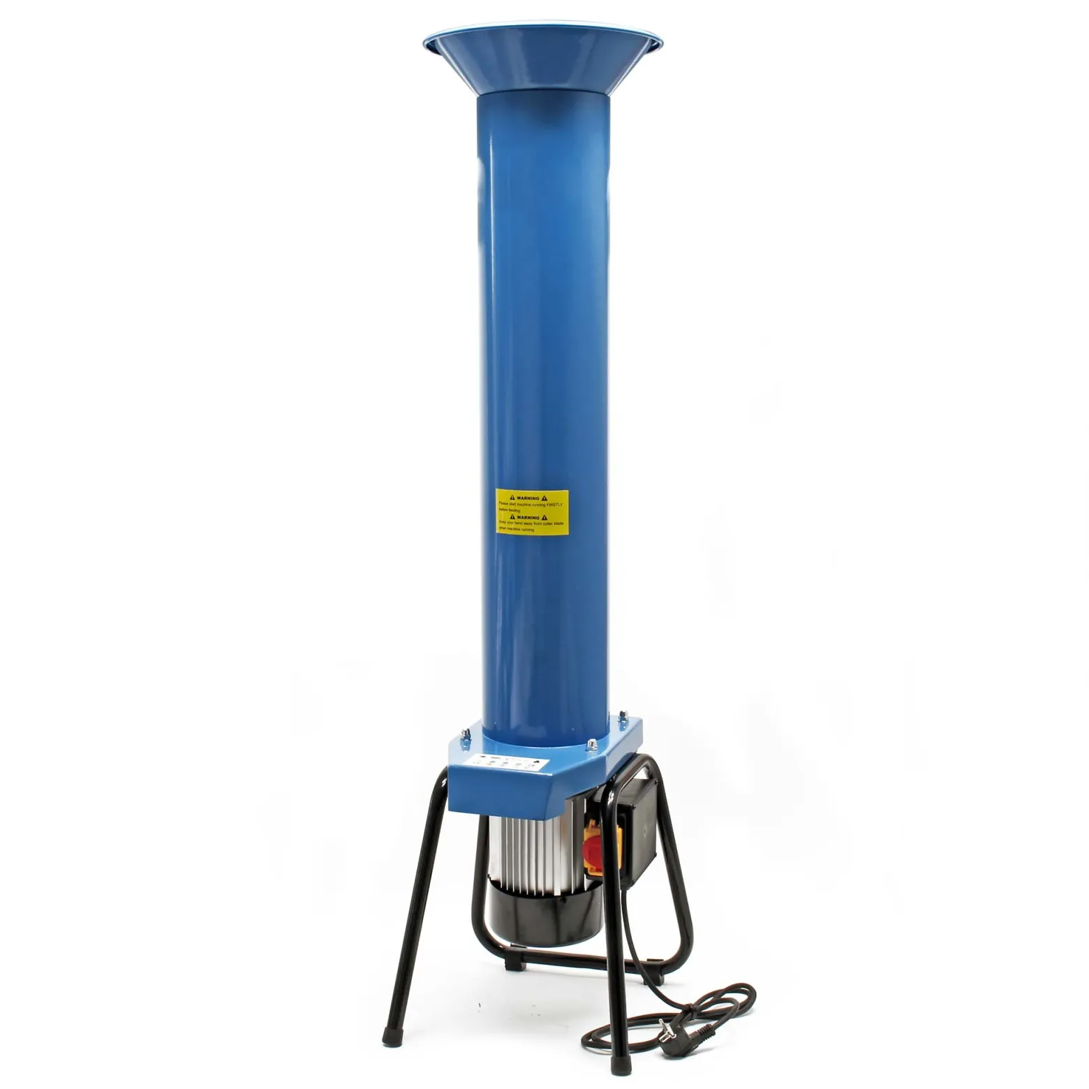 Wiltec Kernobstschneidemühle aus Stahl, Obsthäcksler mit 1100W 1,5 PS 2800U/min, bis zu 1000 kg pro Stunde Obstmuser mit Rollen für Saft Maische Mus