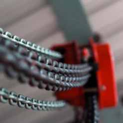 Wiltec Kettenzug mit 3000 kg Traglast, 3 m Kettenlänge und 2,5 m Hubhöhe, für einfaches Lastenheben, Flaschenzug Seilzug Handseilwinde u.a. für Forst und Werkstatt