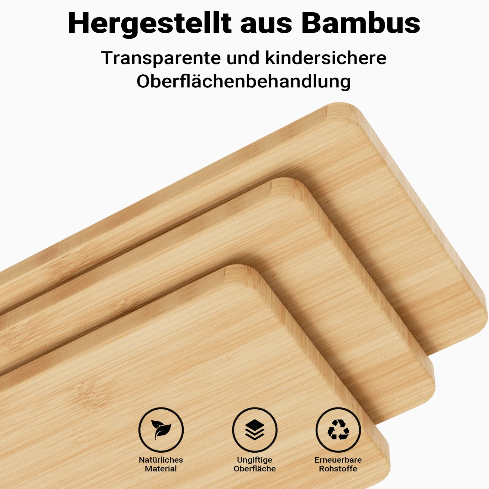 Wiltec Kinderstuhl Lernturm klappbar 43 x 48 x 91 cm aus Bambus, höhenverstellbarer Lernstuhl für Kinder, Stehturm mit Schutzgeländer