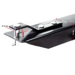Wiltec Kippanhänger 166,5 x 77,5 x 106 cm 300 kg, Anhänger Kipper für Rasentraktor mit Gitter u. abnehmbaren Seitenwänden, Anhänger mit Kippfunktion
