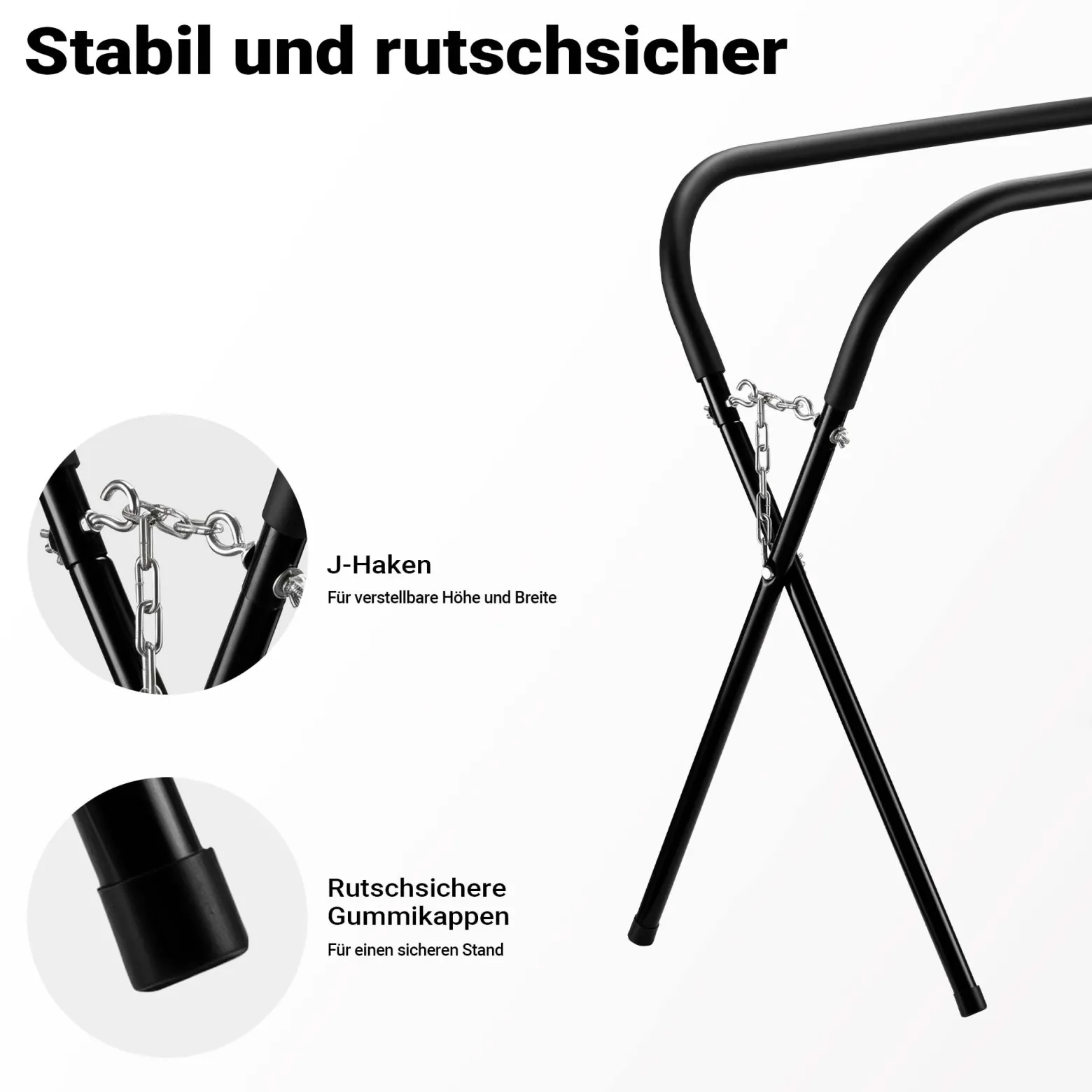 Wiltec klappbarer Lackierständer bis 50 kg, stabiler Lackierbock Stahl, höhenverstellbarer Arbeitsbock, Montagebock für KFZ Lackierung