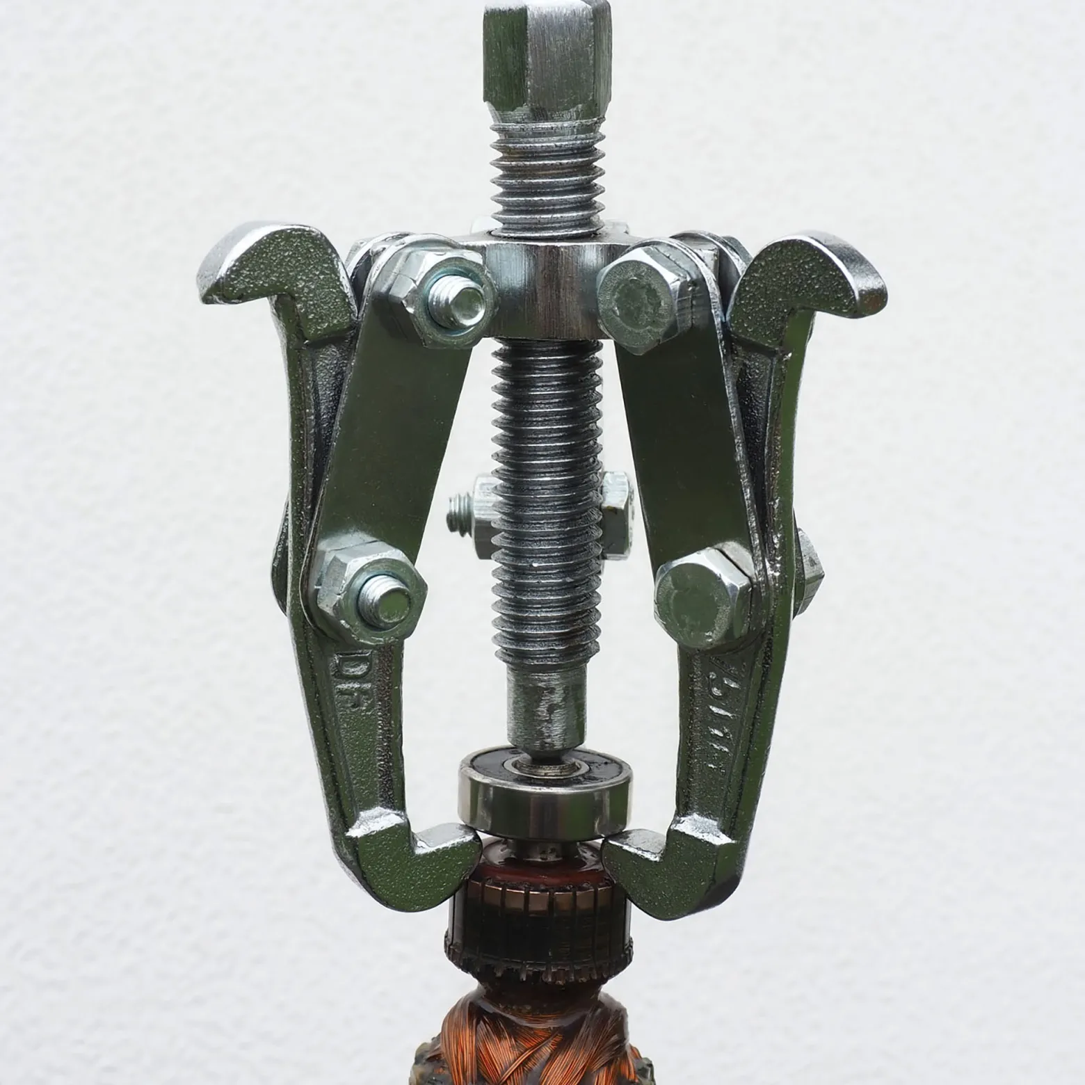 Wiltec Klauenabzieher 75 / 100 / 150 mm, 3x Profi Abzieher Lagerabzieher Satz als Innen Außen Ausdrücker, für Lager, Zahnrad, Riemenscheibe