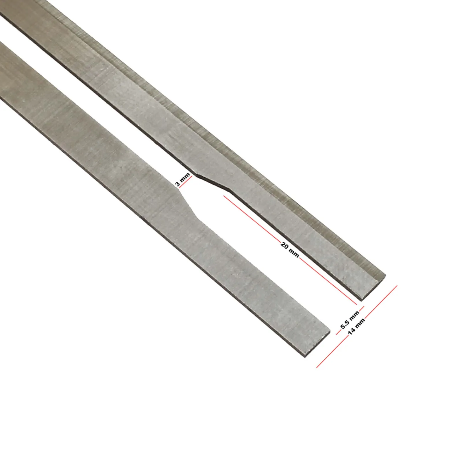 Wiltec Klinge für Styroporschneider 150mm, gehärtet, gerade, schneidet Styropor, Styrodur & andere Dämmstoffe mit Nickel-Chrom-Legierung für Heißrahtschneider