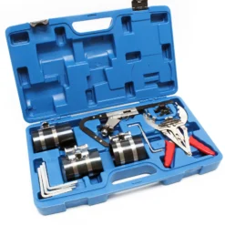 Wiltec Kolbenringzange Set im Koffer für Kolbenringe 50-100 mm, Spezialwerkzeug zur Montage und Reinigung von Kolbenringen