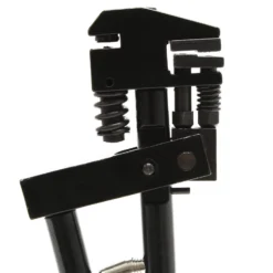 Wiltec Kombinierte Absetzzange Lochzange, 290 mm lang, 13 mm Absetztiefe, Falzzange für Karosseriebleche, Blechzange mit gummiertem Griff