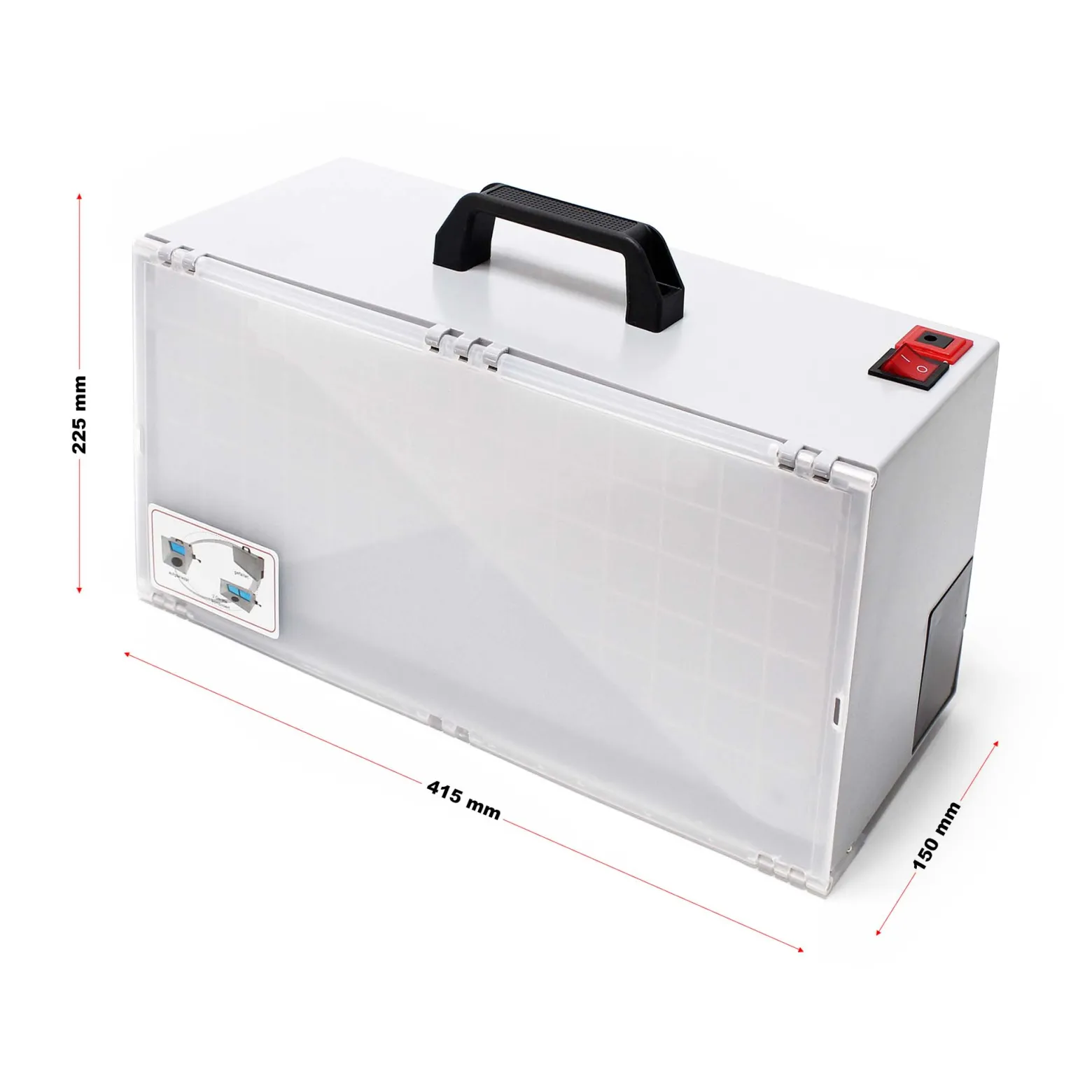 Wiltec Komplett Set Airbrush Absauganlage 4 m³/min, nur 52 dB, zur Absaugung von Farbe Farbnebel Sprühnebel, Filter erweiterbar, mit Abluft und Ersatzfilter, Lackierkabine für Airbrush-Arbeiten