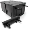 Wiltec Komplettset: CBF-350B Teichfilter bis 60000 L Teichfilteranlage als Durchlauffilter, CUV-236 Teichklärer UVC Klärer mit 36 Watt UV-C Leistung