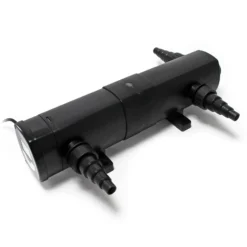 Wiltec Komplettset: CBF-350C Teichfilter bis 90000 L Teichfilteranlage als Durchlauffilter, NEO10000 SuperECO Teichpumpe 10000l/h 80W, CUV-236 Teichklärer UVC Klärer mit 36W, 25m Teichschlauch 25 mm