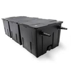 Wiltec Komplettset: CBF-350C Teichfilter bis 90000 L Teichfilteranlage als Durchlauffilter, NEO10000 SuperECO Teichpumpe 10000l/h 80W, CUV-236 Teichklärer UVC Klärer mit 36W, 25m Teichschlauch 25 mm