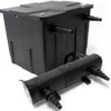 Wiltec Komplettset: CBF-350 Teichfilter bis 12000 L Teichfilteranlage als Durchlauffilter, CUV-236 Teichklärer UVC Klärer mit 36 Watt UV-C Leistung