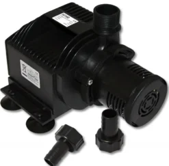 Wiltec Komplettset: CPF-180 Teichdruckfilter bis 6000 L mit 11 Watt UV-C Teichklärer, HJ-5000 ECO Teichpumpe 4000l/h 65W, 25m Teichschlauch 25 mm (1
