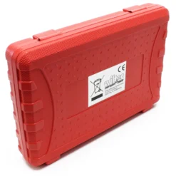 Wiltec Kompressionsmessgerät 0-20 bar für PKW/ LKW Benzinmotoren Kompressionsprüfer 9-teiliges Set im Kunststoffkoffer Kompressionstester Messgerät