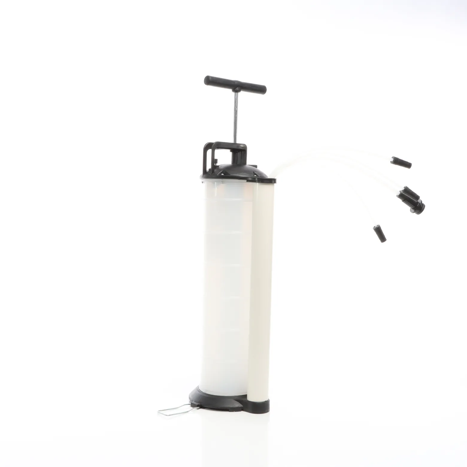 Wiltec Ölabsaugpumpe 7 Liter zum Motorölwechsel, Handpumpe zur Ölabsaugung und für andere Flüssigkeiten inklusive 3 Schläuche, manuelle Pumpe
