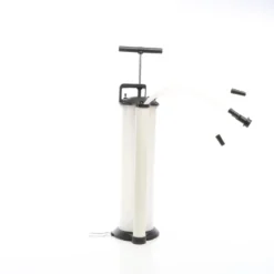 Wiltec Ölabsaugpumpe 7 Liter zum Motorölwechsel, Handpumpe zur Ölabsaugung und für andere Flüssigkeiten inklusive 3 Schläuche, manuelle Pumpe