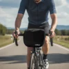 Wiltec Lenkertasche Fahrrad 5 l, kompakte Fahrradtasche für Lenker 26,5 x 9 x 21,5 cm, Lenkradtasche mit Schultergurt, ideal für E-Bike, Rennrad, Gravelbike