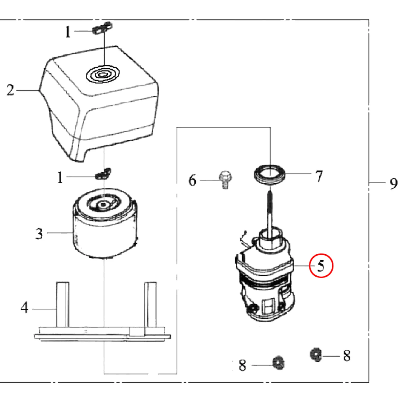 Wiltec Luftfilterfuß für LIFAN 6,5 PS Motor Benzinmotor Ersatzteil – Einzylinder für Kleinmaschinen & Karts, 4-Takt Motor & OHV Ventilsteuerung