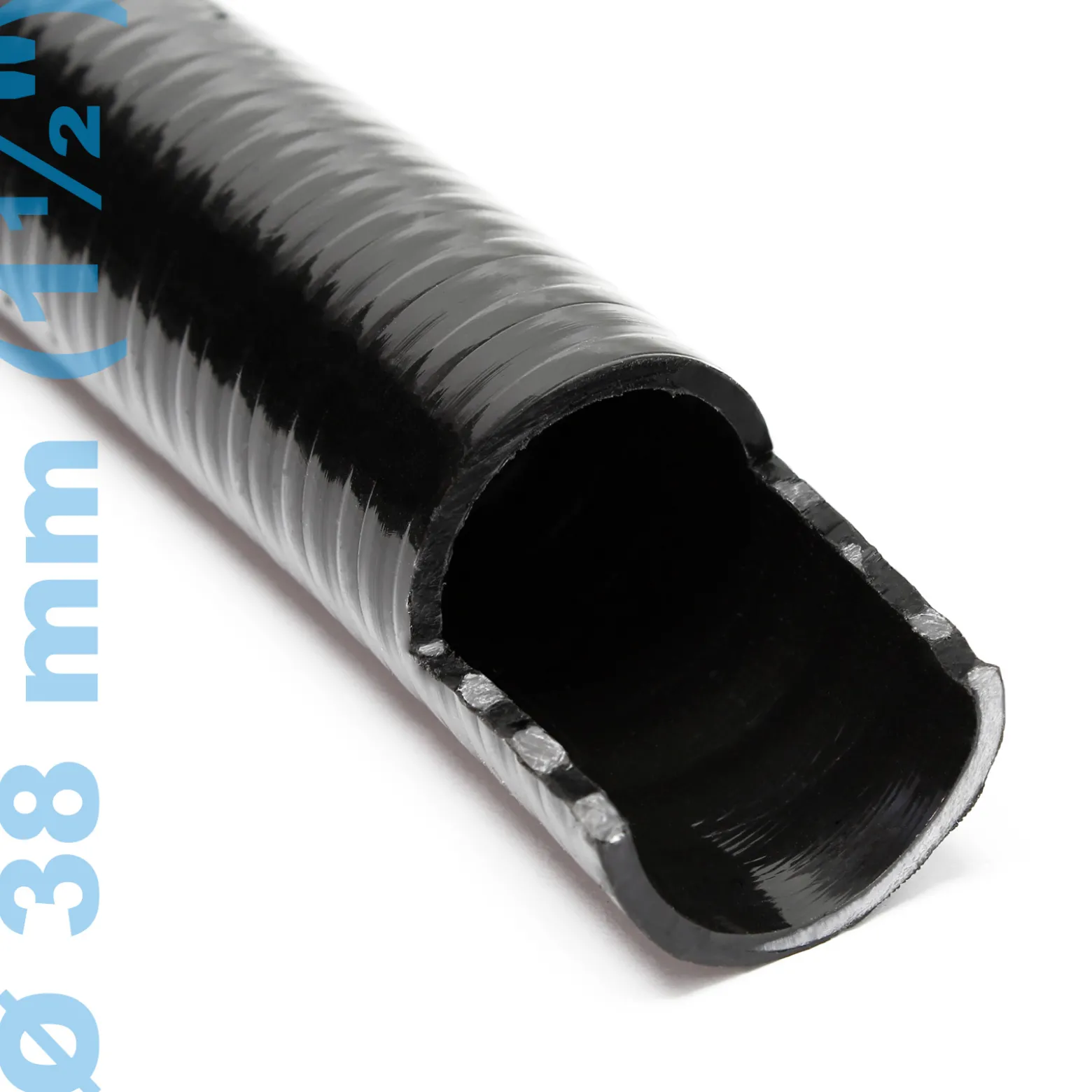Wiltec Luisiana OM/I 25m Druck- und Saugschlauch Ø38mm 420g/m Pumpenschlauch Schlauch Pumpe Teich Teichschlauch