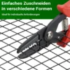 Wiltec Maschendrahtzaun Schwarz 100 cm x 5 m, 0,9 mm Stärke 12x12 mm Maschengröße, Volierendraht 4-Eck aus Stahl verzinkt, Drahtgitter, Vogeldraht