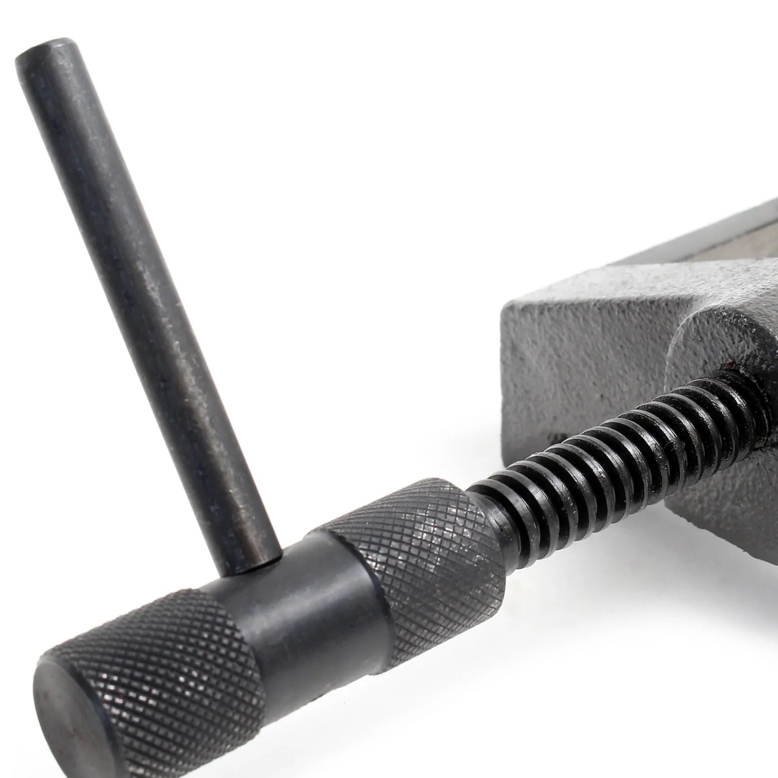 Wiltec Maschinenschraubstock 100 mm Backenbreite, Schraubstock für Werkstatt, Bohrmaschinenschraubstock als Spannwerkzeug